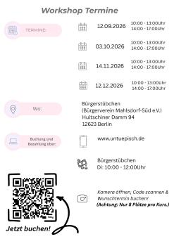 Preview: Workshop - Kreative Blumen aus Pfeifenreiniger