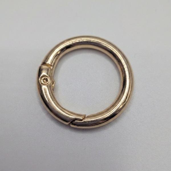 Federclips ca. 25 mm Gold
